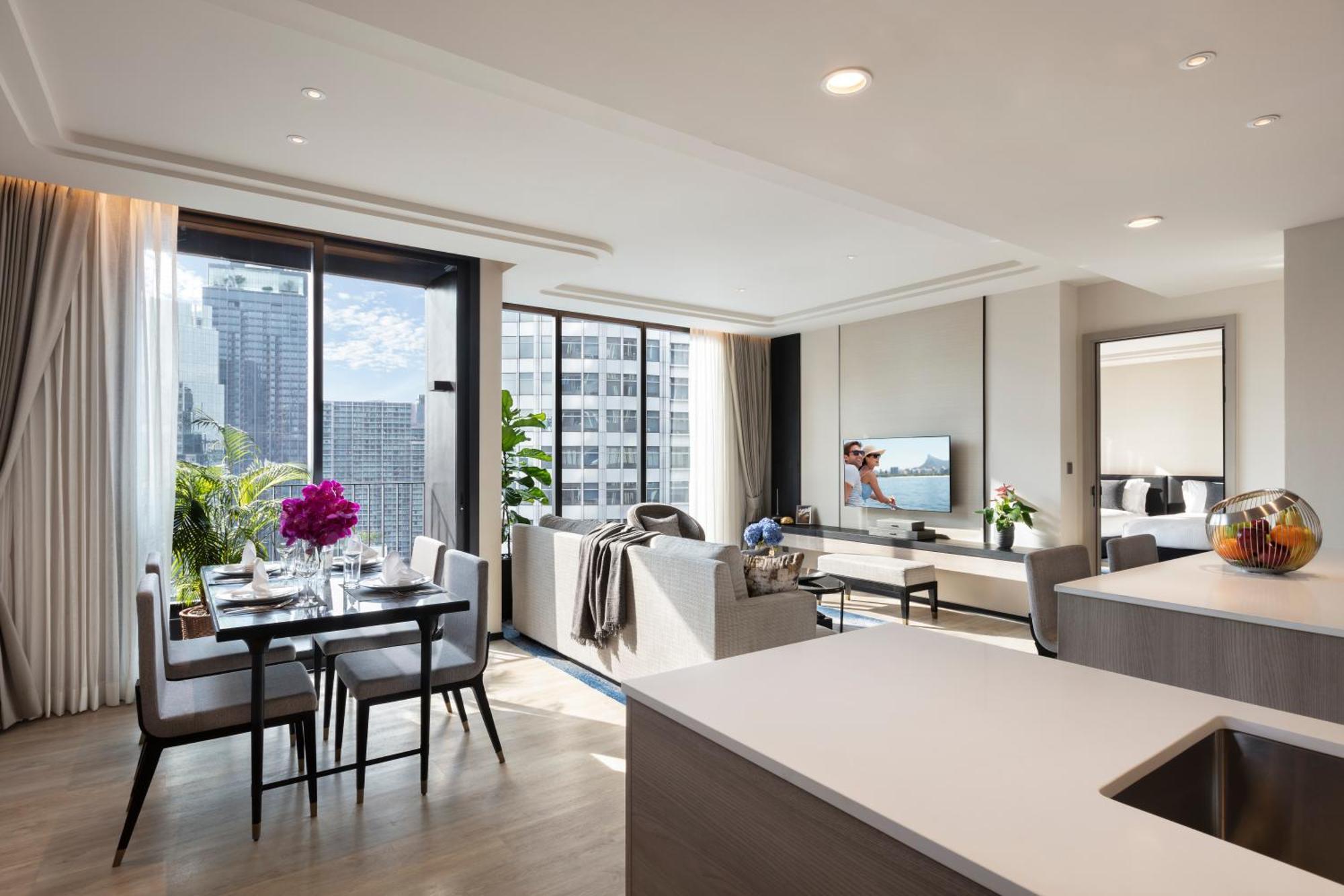 Ascott Thonglor Bangkok Hotel Exterior foto The interior of a typical apartment