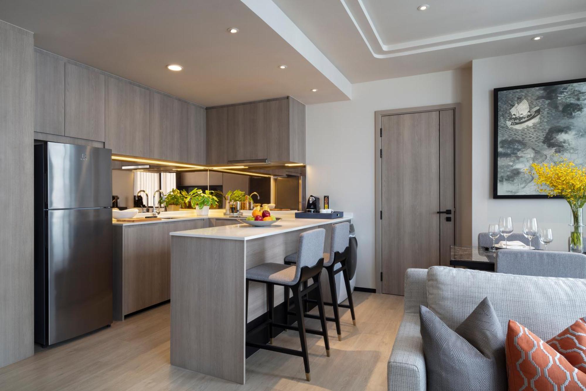 Ascott Thonglor Bangkok Hotel Exterior foto A kitchen in a condominium