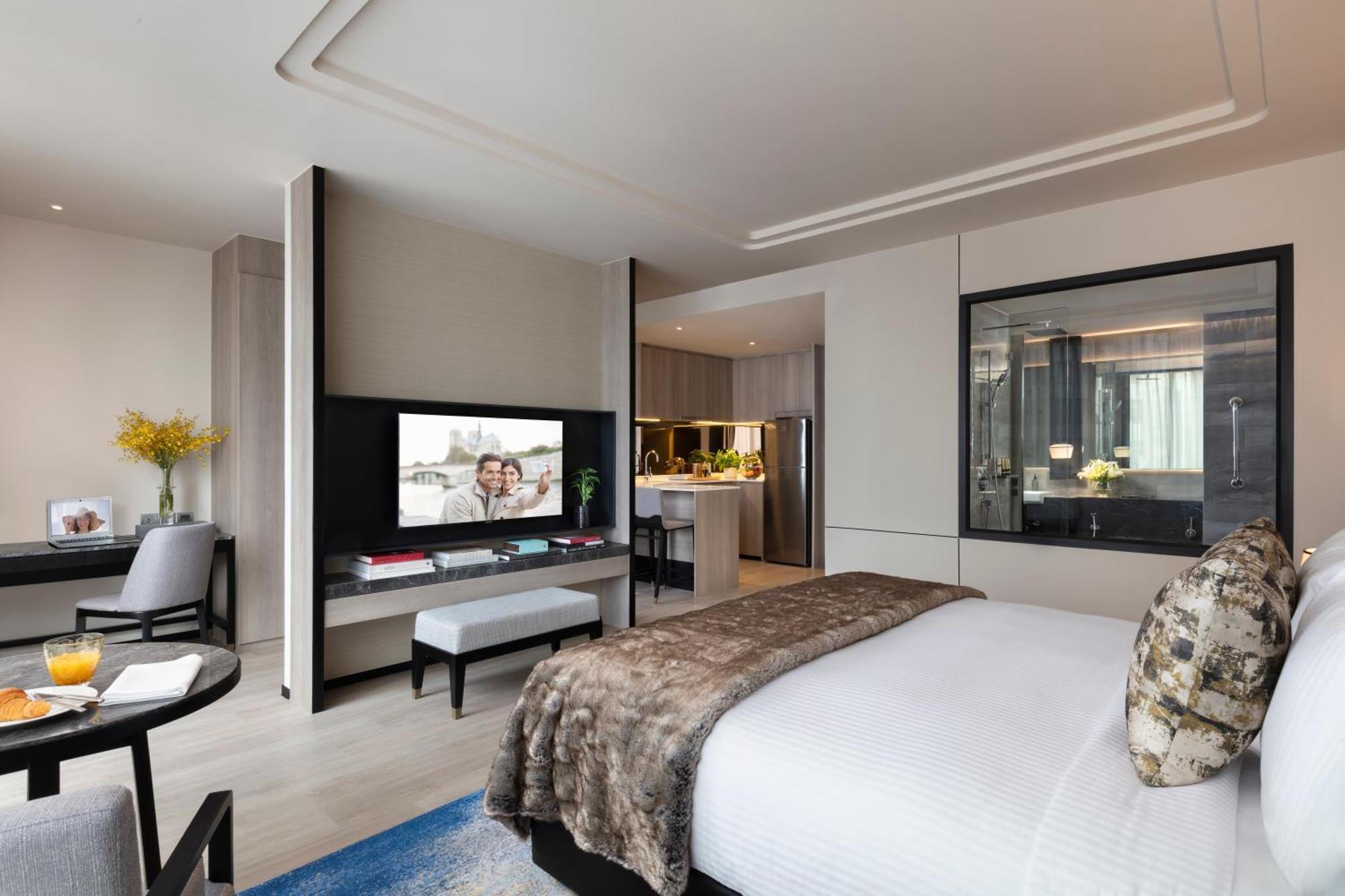 Ascott Thonglor Bangkok Hotel Exterior foto A suite at the hotel