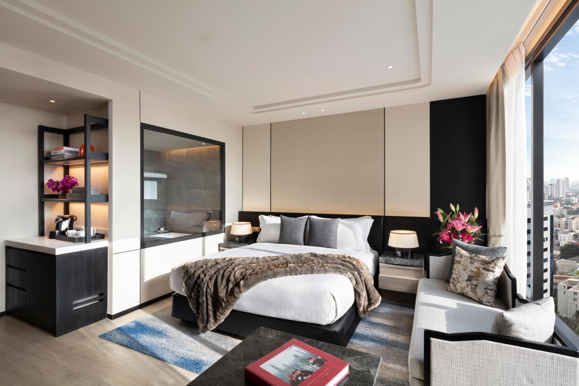 Ascott Thonglor Bangkok Hotel Exterior foto A bedroom at the hotel